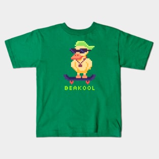 Be Cool skating Duck Kids T-Shirt